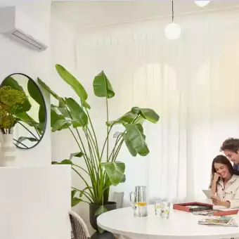 FTXC-D, FTXF-E, FVXM-A9 brand new design, adopting cleaner lines, smart control, optimised airflow for more minimalistic impression