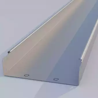 Flat cable trays with bolted connection - non-perforated