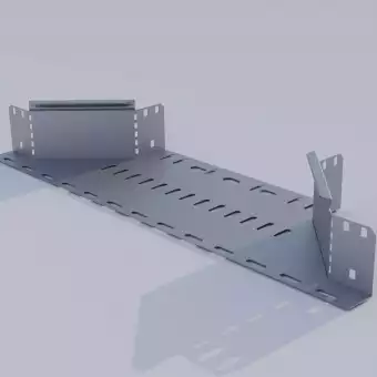 Side deviation with bolted connection - perforated