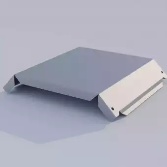 Cover for vertical angle 90° - downward